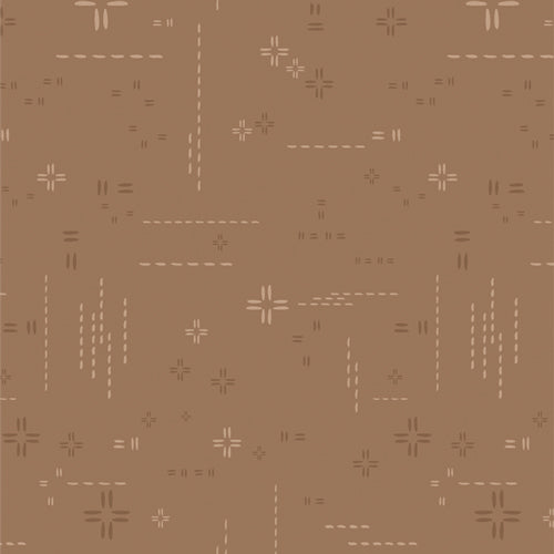{New Arrival} Art Gallery Fabrics Decostitch Elements 2024 Cinnamon Sugar  FAT QUARTER
