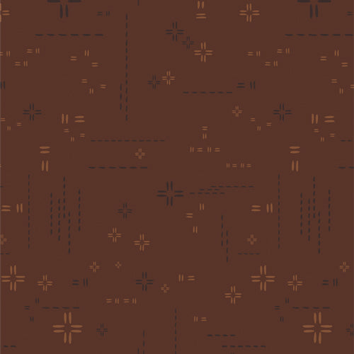 {New Arrival} Art Gallery Fabrics Decostitch Elements 2024 Fudge Brownie
