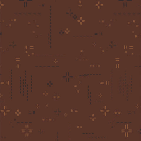 {New Arrival} Art Gallery Fabrics Decostitch Elements 2024 Fudge Brownie