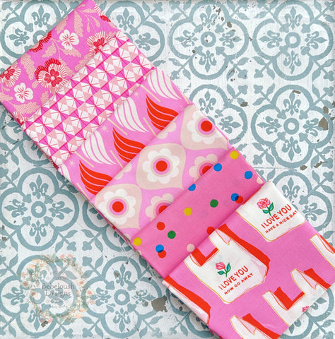 {New Arrival} Moda Ruby Star Society Sampler Curated Fat Quarter Bundle x 6 Lipstick