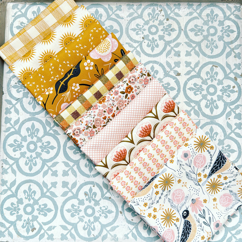 {New Arrival} Moda Fabrics Gingiber Curated Fat Quarter Bundle x 10 Fat Quarters Blossom