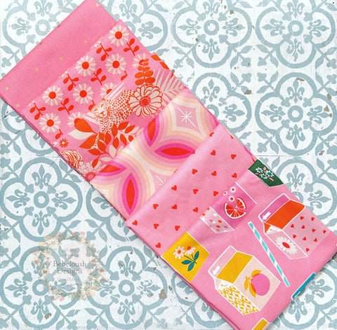 {New Arrival} Moda Ruby Star Society Sampler Curated Fat Quarter Bundle x 6 Juice Box Sorbet