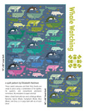 {Pre-Order May/June} Moda Elizabeth Hartman Pattern Whale Watching Quilt Top Kit 70 x 86"