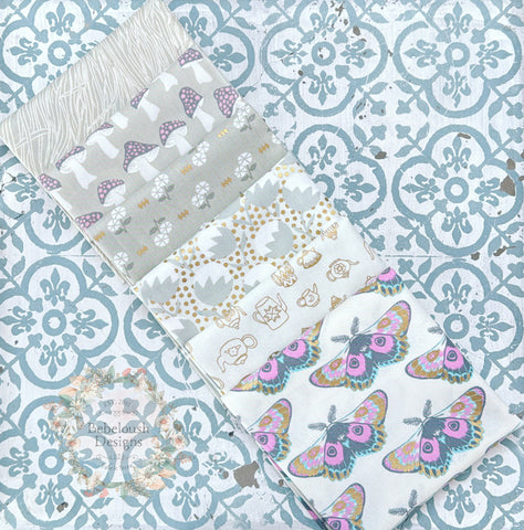 {New Arrival} Moda Ruby Star Society Curated Fat EIGHTH Bundle x 6 Enchanted Glow Ash