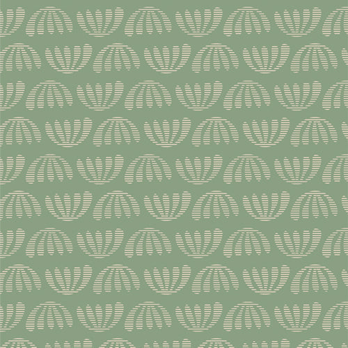 {New Arrival} Art Gallery Fabrics Evolve Boho Leaves Matcha FAT QUARTER
