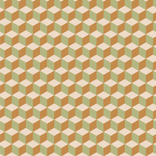 {New Arrival} Art Gallery Fabrics Evolve Blocks Queen Bee FAT QUARTER