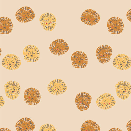 {New Arrival} Art Gallery Fabrics Snuggles Capsules FLANNEL Lush Lions Snug