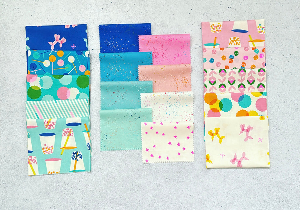 {New Arrival} Moda Ruby Star Society Eye Candy Fat Quarter Bundle x 18 Mixed Speckled/Prints