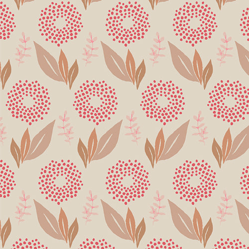 {New Arrival} Art Gallery Fabrics Haven FLANNEL Clayflower Sweet