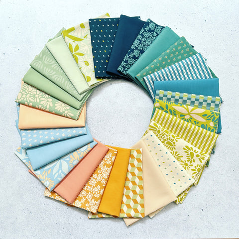 {New Arrival} Art Gallery Fabrics Evolve & Signature Solids Fat Quarter Bundle x 26 Fat Quarters