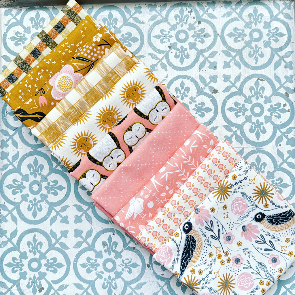 {New Arrival} Moda Fabrics Gingiber Curated Fat Quarter Bundle x 10 Fat Quarters Primrose