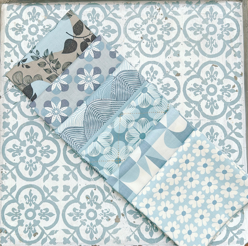 {New Arrival} Moda Ruby Star Society Sampler Curated Fat Quarter Bundle x 6 Polar