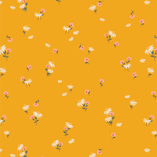 {New Arrival} Art Gallery Fabrics The Flower Fields Delicate Buttercup