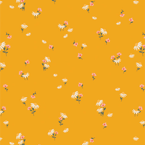 {New Arrival} Art Gallery Fabrics The Flower Fields Delicate Buttercup