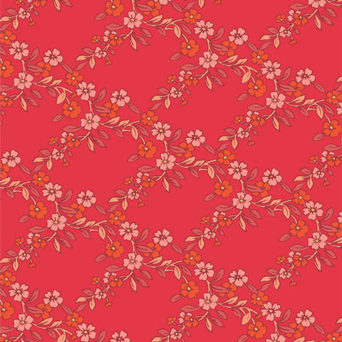 {New Arrival} Art Gallery Fabrics The Flower Fields Charming Arbor Hibiscus