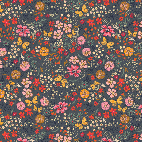 {New Arrival} Art Gallery Fabrics The Flower Fields Floral Abundance Shade