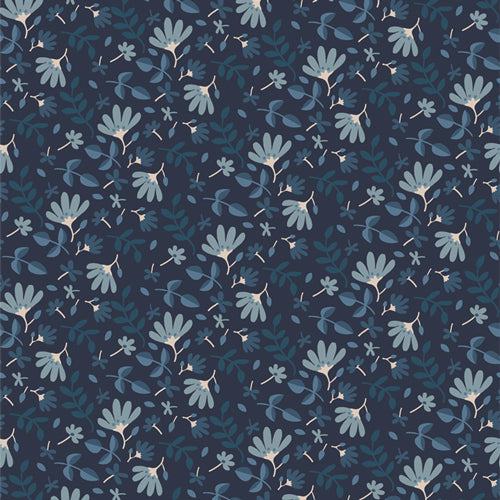 {New Arrival} Art Gallery Fabrics The Flower Fields Floweret Fog FAT QUARTER