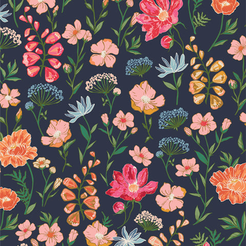 {New Arrival} Art Gallery Fabrics The Flower Fields Wild Majestic