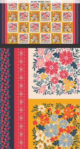 {New Arrival} Art Gallery Fabrics The Flower Fields Opulent Swell