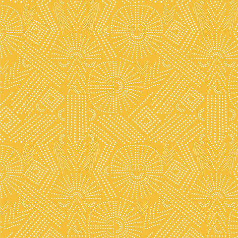 Art Gallery Fabrics Flight Path Your Path Sunflower FAT QUARTER