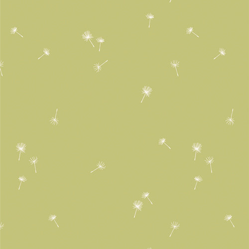 {New Arrival} Art Gallery Fabrics Fresh Linen Dancing Dandelions Crisp