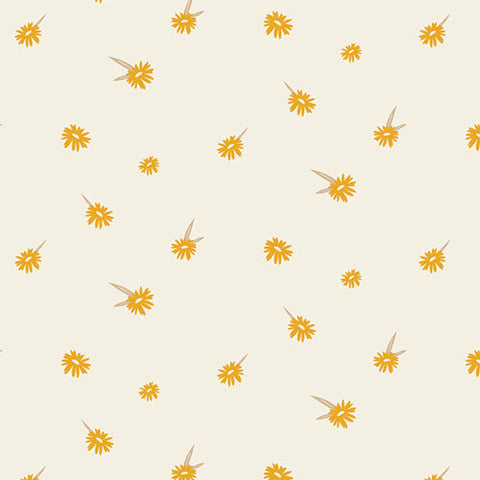 {New Arrival} Art Gallery Fabrics Honey Fusion Dancing Daisies Honey FAT QUARTER