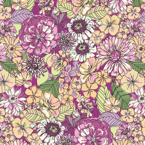 {New Arrival} Art Gallery Fabrics Soul Fusion Fleuron Soul FAT QUARTER