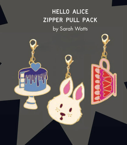 {Pre-Order Oct/Nov} Moda Ruby Star Society Hello Alice Zipper Pulls