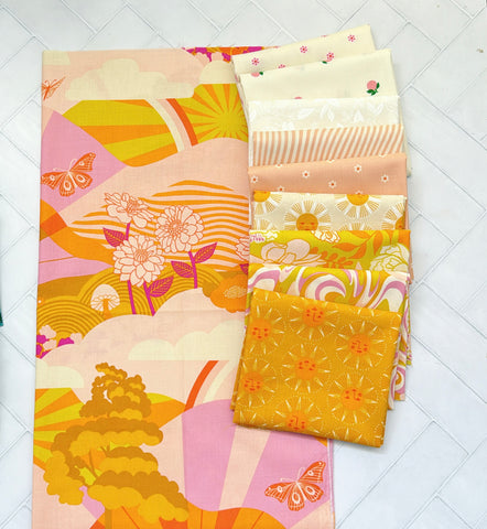 {New Arrival} Moda Ruby Star Society Rise & Shine Fat Quarter Bundle x 10 Pieces Buttercup