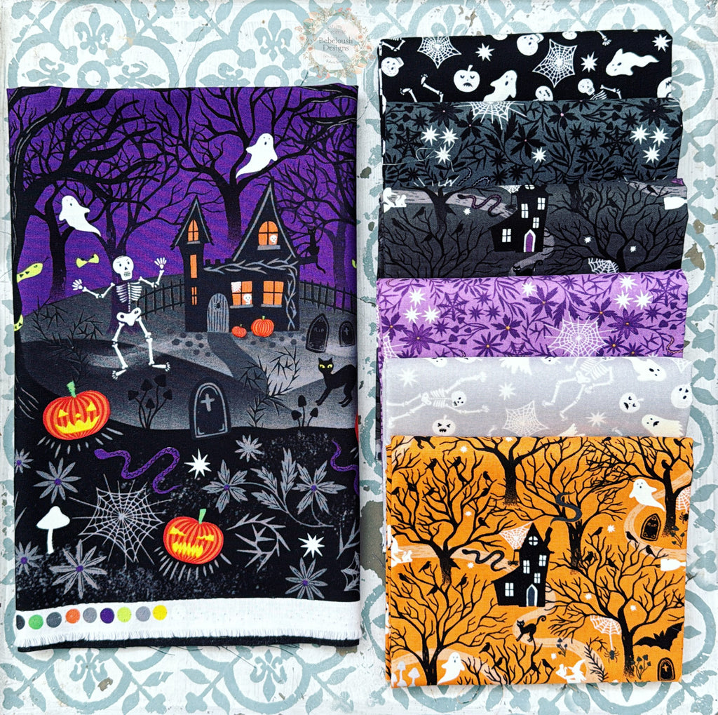 {New Arrival} Lewis & Irene Fabric Witchy Woods Fat Quarter Bundle x 7 Fat Quarters