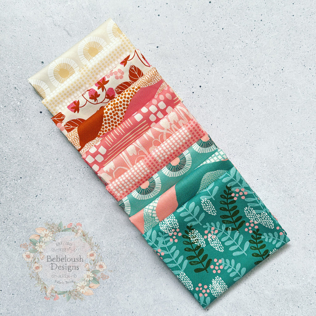 {New Arrival} Moda Ruby Star Society Reimagined Landscapes Fat Quarter Bundle x 10 Pieces Bashful