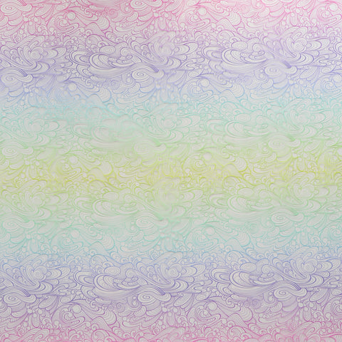 {Pre-Order May} Sallie Tomato X Tula Pink Floral Reef Collection Making Waves Vinyl Deposit Only