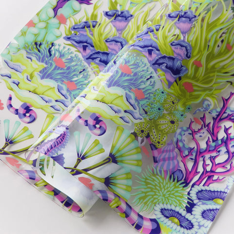 {Pre-Order May} Sallie Tomato X Tula Pink Floral Reef Collection Reef What You Sew Vinyl Deposit Only