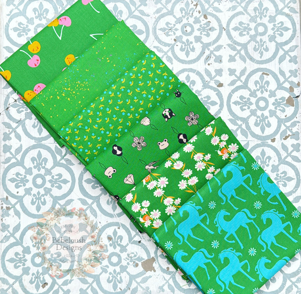 {New Arrival} Moda Ruby Star Society Sampler Curated Fat Quarter Bundle x 6 Verdant