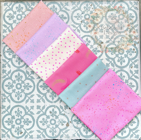 {New Arrival} Moda Ruby Star Society Sampler Curated Fat Quarter Bundle x 6 Sorbet Blender