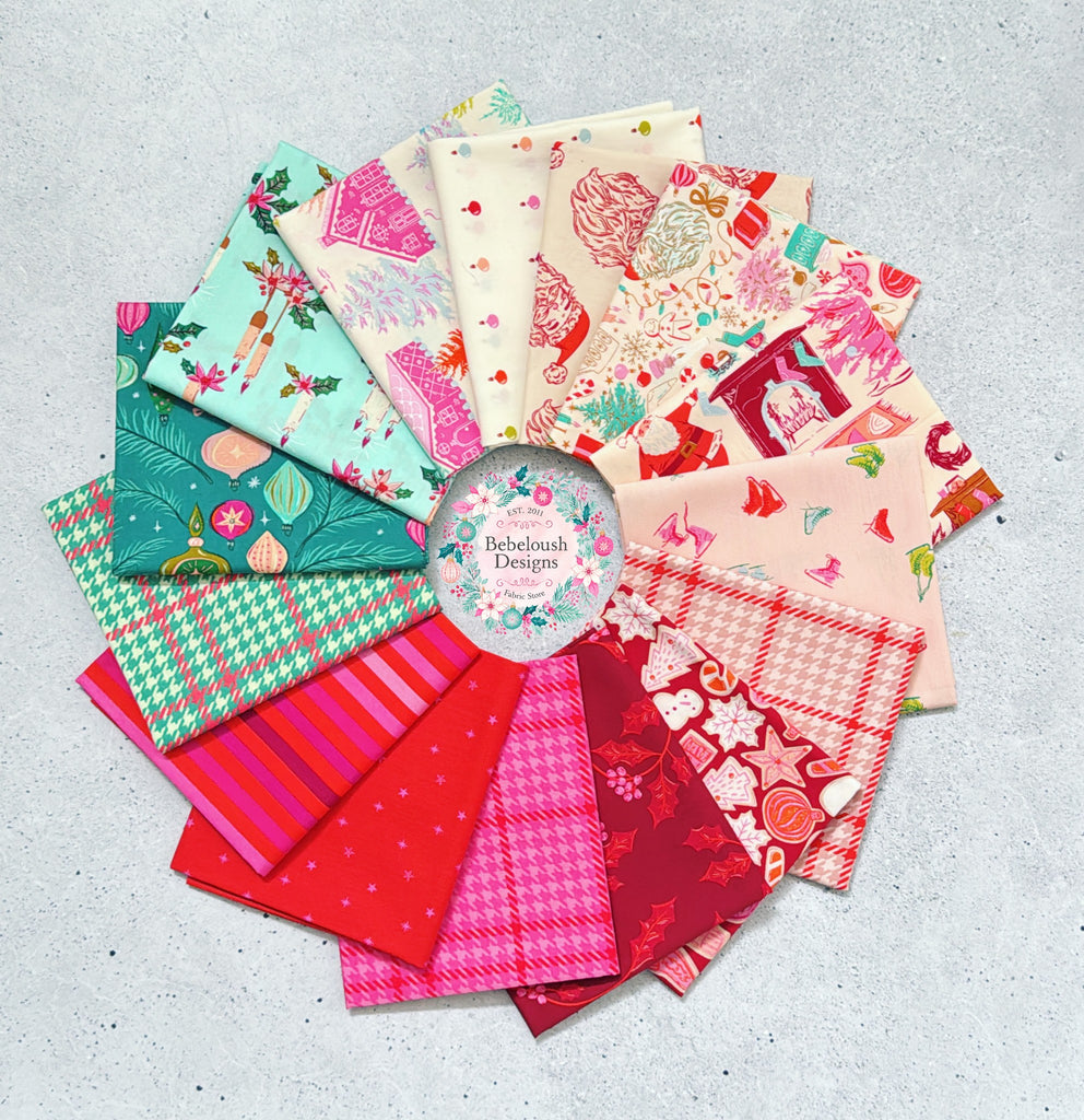 {New Arrival} Art Gallery Fabrics Christmas in Colour Fat Quarter Bundle x 15 Fat Quarters