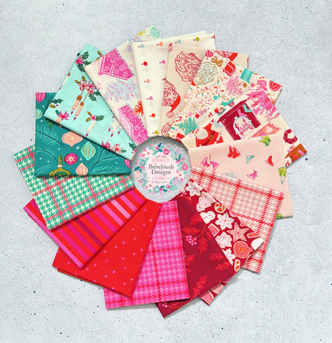 {New Arrival} Art Gallery Fabrics Christmas in Colour Fat Quarter Bundle x 15 Fat Quarters