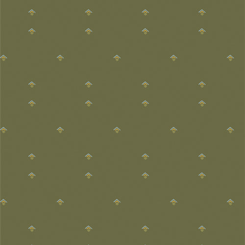 {New Arrival} Art Gallery Fabrics Heirloom Queen Bee Olive