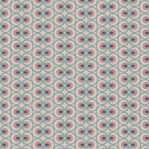 {New Arrival} Art Gallery Fabrics HyperNature Op Art Celeste