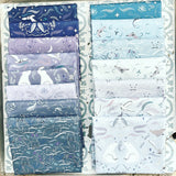 {New Arrival} Lewis & Irene Arctic Adventure Fat Quarter Bundle x 15 Pieces Metallic Accents