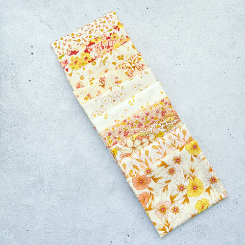{New Arrival} Art Gallery Fabrics Bloomcore Fat Quarter Bundle x 10 Fat Quarters Amber