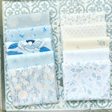 {New Arrival} Art Gallery Fabrics Curated Bundle Colour Series Fat Quarter Bundle x 10 Pieces Serenity Blue