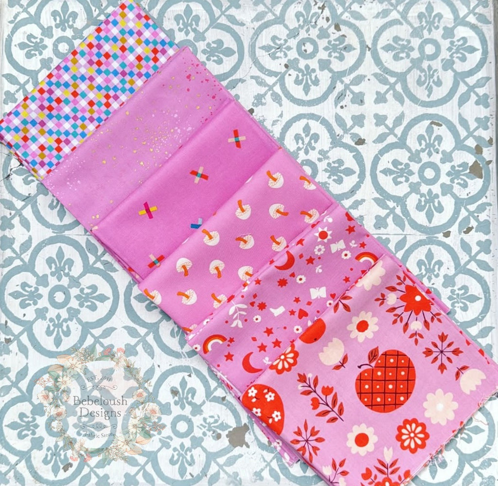 {New Arrival} Moda Ruby Star Society Sampler Curated Fat Quarter Bundle x 6 Dreamland Daisy