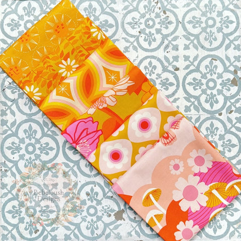 {New Arrival} Moda Ruby Star Society Curated Fat EIGHTH Bundle x 6 Golden Hour Carousels