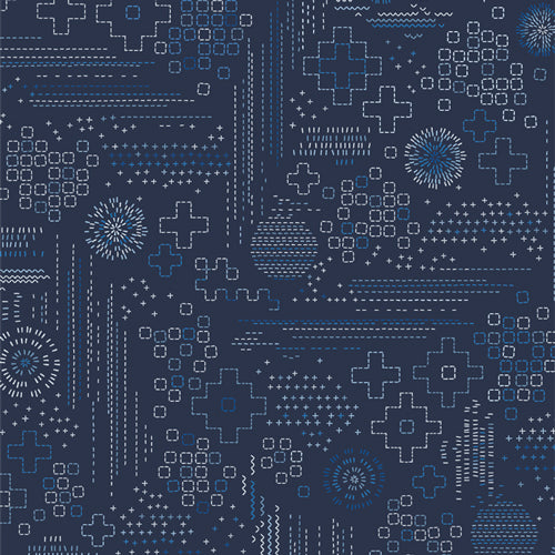 {New Arrival} Art Gallery Fabrics InkPerfect Sashiko Craft Kurai