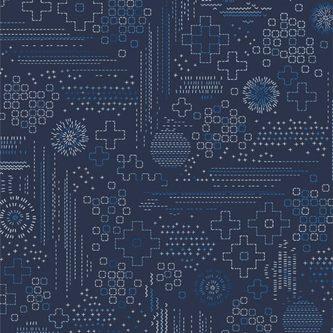 {New Arrival} Art Gallery Fabrics InkPerfect Sashiko Craft Kurai