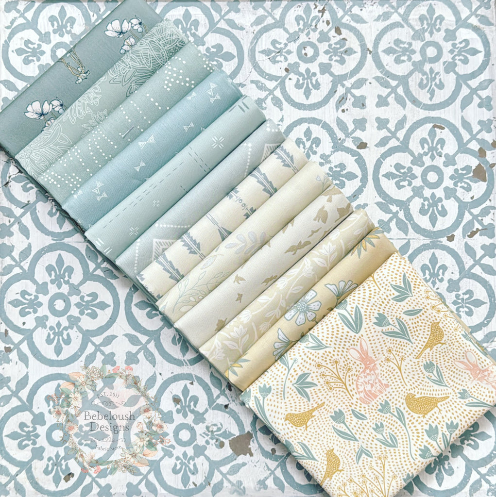 {New Arrival} Art Gallery Fabrics Curated Bundle Fat Quarter Bundles x 12 Pieces Floral Reflection