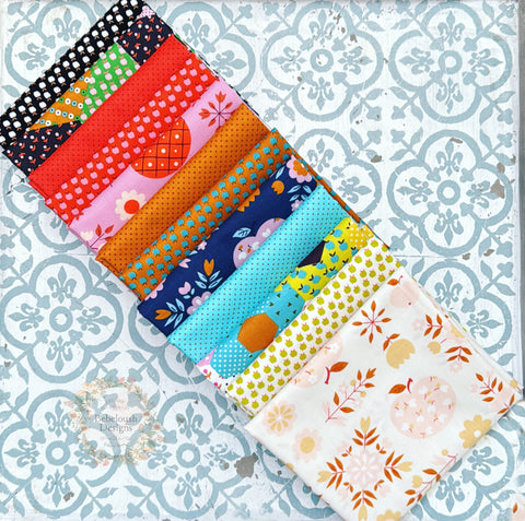 {New Arrival} Moda Ruby Star Society Curated Fat Quarter Bundle x 12 All Them Apples