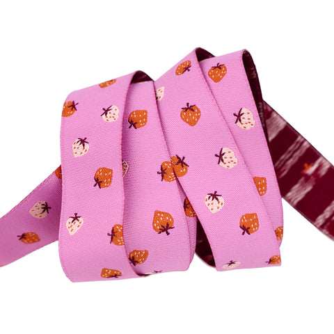 {New Arrival} Ruby Star Society Renaissance Ribbon Kimberly Kight Strawberry- Strawberry Toss Daisy  - 7/8"