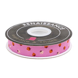 {New Arrival} Ruby Star Society Renaissance Ribbon Kimberly Kight Strawberry- Strawberry Toss Daisy  - 7/8"